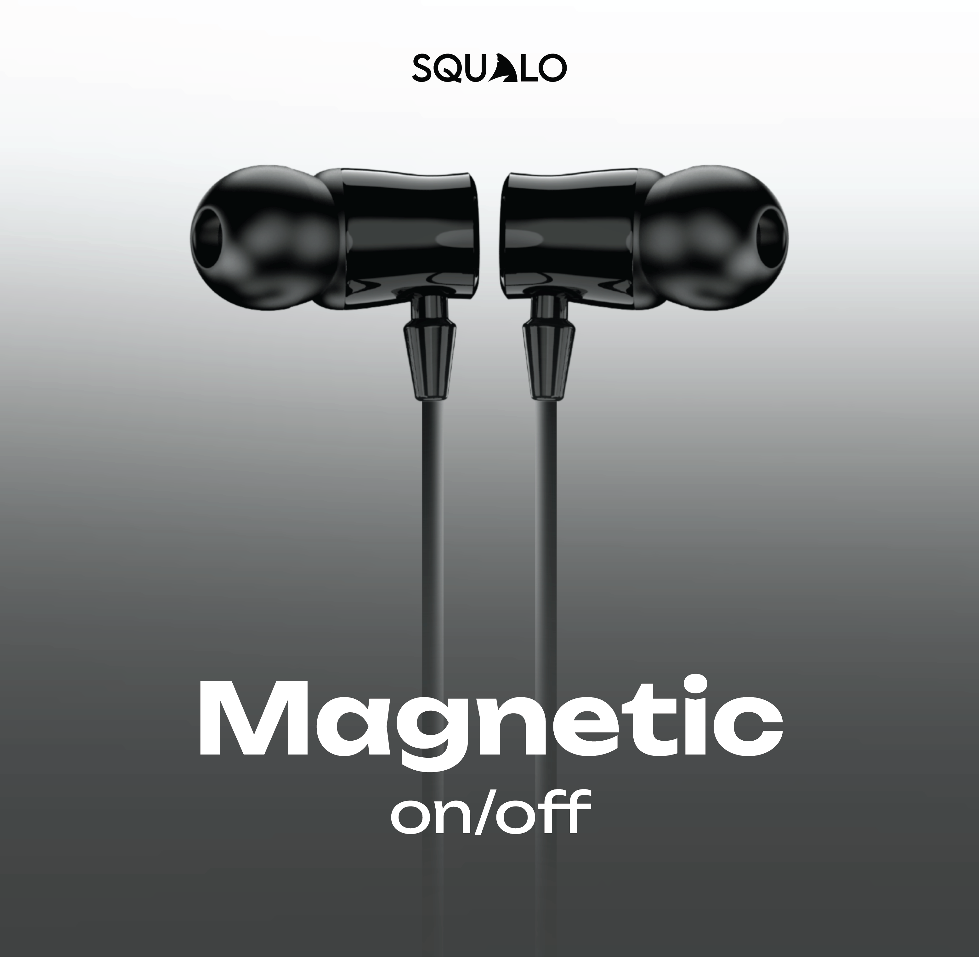 Squalo BassPlugs 700 Neckband Earphones with 70 Hours Playtime, Magnetic On/Off, 13.6mm Dynamic Drivers